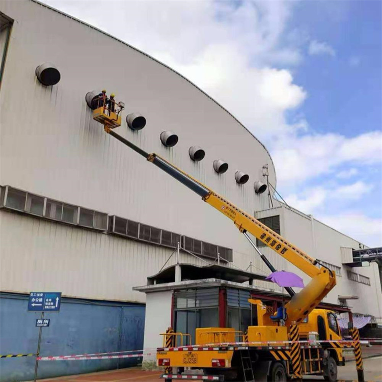 潭门镇高空作业车出租服务：专业广告牌安装解决方案